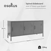 Industrial Sideboard Stahl Schrank Lowboard Spind 120 x 40 Produktbild-Vorschau 3