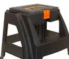 Tragbarer Fußhocker Fußtritt Sitzhocker Hocker mit Staufach Produktbild-Vorschau 3