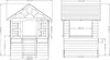 Kinderspielhaus 'Vesa' outdoor 138 x 120 x 102 cm Produktbild-Vorschau 3