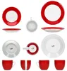 30 pezzi Servizio combinato Variante porcellana rossa 6 Anteprima dell’immagine prodotto 6