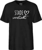 Huuraa Herren T-Shirt Stade verliebt 3XL Black Bio Produktbild-Vorschau 2