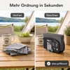 Uchwyt na serwetki Vanlife czarny 17 x 6 x 10 cm Podgląd zdjęcia produktu 6