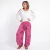 Haremshose Damen weite Hose mit Gummizug Sommerhose Gr. 36 Produktbild-Vorschau 3