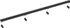 A black shower drain with several small black clips, presented on a white background. Produktbild-Vorschau