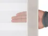 Design Mini Flächenvorhang Set braun beige Schiebevorhang Produktbild-Vorschau 4
