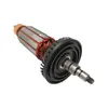 A close-up studio shot of a power tool armature with a fan attached, isolated on a white background. Produktbild-Vorschau