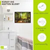 ARTland Wandbild, selbstklebend Fensterblick - Wald mit Produktbild-Vorschau 2