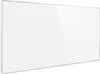 A white infrared heater with a silver frame, shown from a diagonal angle against a white background. Náhled obrázku produktu