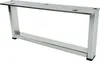 Pieds de meuble angulaires en chrome brillant, hauteur 4,5 Voir les images du produit 2