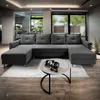 Masseno Ecksofa VERNI mit Schlaffunktion U-Form, Sofa mit Produktbild-Vorschau 9