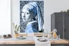 MuchoWow® Poster Mädchen mit einem Perlenohrring - Delfter Produktbild-Vorschau 3