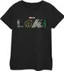 Marvel - T-Shirt für Damen BI48161 (M) (Schwarz) Produktbild-Vorschau 1