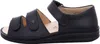 Sandali comfort da uomo in nero Anteprima dell’immagine prodotto 4