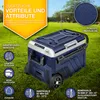 tillvex® Kompressor Kühlbox elektrisch 60 Liter / Navyblau Produktbild-Vorschau 9