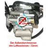 Racing VERGASER 24mm ANSAUGSTUTZEN KOMPLETT für ZNEN Produktbild-Vorschau 2