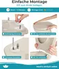 Calmwaters® Premium WC Sitz einfache Montage, Produktbild-Vorschau 2
