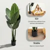 IvoQ Plante Artificielle Strelitzia 120 cm - Oiseau de Voir les images du produit 7