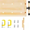 Wiltec Mini établi transportable mobile & Étau, en bois de Voir les images du produit 8