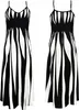 Kleid - Modisches Damenkleid - Gestreift - Lang - Maxikleid Produktbild-Vorschau 3