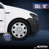 4 STK 16 Zoll Speed silber PETEX Radkappen Radzierblenden Produktbild-Vorschau 2