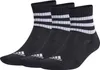 Calzini adidas 3-Stripes Cushioned Sportswear Mid-Cut 3 Produktbild-Vorschau 2