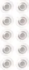 Nobo Magnete 10 Stk. für Glas-Whiteboards 32 mm Produktbild-Vorschau 2