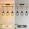 ZMH Deckenleuchte Wohnzimmer Vintage Deckenlampe Holz  Produktbild-Vorschau 3