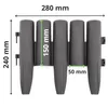 KRUMAD Rasenkante Kunststoff Holzoptik 10 Stück Set 2,8 Produktbild-Vorschau 14