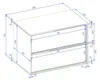 Badplaats Meuble sous-vasque Mali 80 cm  x 46 cm - Chêne - Voir les images du produit 5