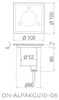 GTV lighting ALFA MINI, max.10 W, GU10, IP67, AC220-240V, Produktbild-Vorschau 7