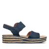 Gabor Sandalette 550.36, Rauleder, Blau, Damen Produktbild-Vorschau 53