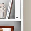 CASARIA® Bücherregal mit 4 Fächer 106x30x30cm Kippschutz Produktbild-Vorschau 4