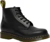 A black leather boot on a white background. Voir les images du produit