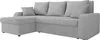 A light gray sectional sofa with a chaise lounge is shown against a white background. Náhľad obrázku produktu