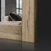 90x150 Rechteckig Rustikal Wandspiegel mit Rahmen Produktbild-Vorschau 2