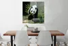 MuchoWow® Poster Panda - Baumstamm - Höhle 75x75 cm - Wand Produktbild-Vorschau 2