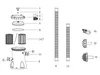 An exploded diagram of a pool filter pump assembly, showing individual parts with numerical labels. Produktbild-Vorschau