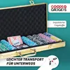 Profi Pokerkoffer Set in Gold mit 500 schweren 12g Produktbild-Vorschau 2