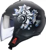 Caberg Riviera V4 X Mia Jethelm, schwarz matt/grau/weiß, M Produktbild-Vorschau 2