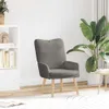 vidaXL Sessel Hellgrau 63 x 67 x 94 cm Stoff Produktbild-Vorschau 2