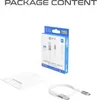 prio High-Speed Charge & Sync USB C auf USB A 3A 1,2 m weiß Produktbild-Vorschau 2