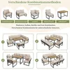 Garten-Essgruppe für 7–8 Personen, Terrassenmöbel-Set mit Produktbild-Vorschau 5