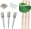 3 Stk. teilgefräste Pfosten aus Kastanie, Länge 150 cm, Produktbild-Vorschau 1