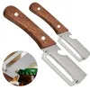 2er Set 3-in-1 Gemüseschäler, Edelstahl Kartoffelschäler Produktbild-Vorschau 1
