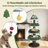 COSTWAY 179cm Kratzbaum Weihnachten, Katzenbaum mit 3 Produktbild-Vorschau 2