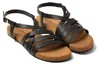 Lazamani Lotta Damen Leder-Sandalen Black Größe 40 Produktbild-Vorschau 2