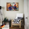 ARTland Leinwandbild Blütenblätter und Federn Größe: 70x50 Produktbild-Vorschau 5