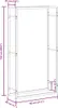 vidaXL Porta legna nero opaco 80x28x154 cm acciaio Anteprima dell’immagine prodotto 11