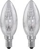 Halogen-Kerzenlampe, E14, 20W, Warmweiß, 2 Stück (00112459) Produktbild-Vorschau 1