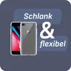 Hülle Apple iPhone 8 Schutzhülle - Cazy - Transparant Produktbild-Vorschau 3